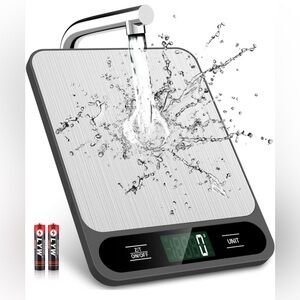 Mik-Nana Food Scale-10kg/22lb Digital Kitchen Scale Weight Gram Ounces 218 Black